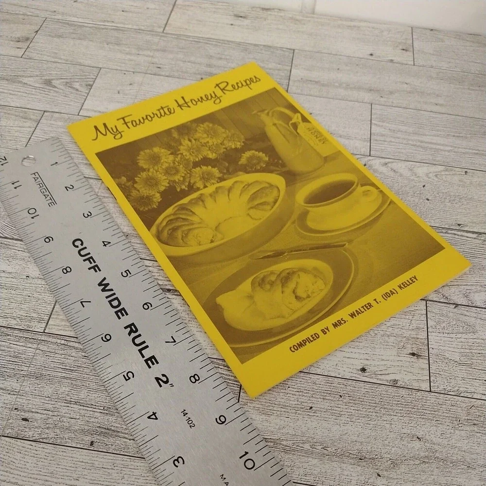My Favorite Honey Recipes Cookbook Ida Kelley Staple Bound Vintage Booklet